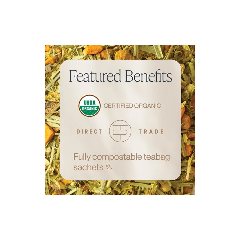 Rishi Tea Té De Cúrcuma Y Jengibre Rishi Tea -