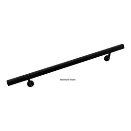 Aluminum Handrail Direct AHR 3' Handrail Section with Mounts - White Sand - Stair Handrail - USA Made Railing- Easy to Install Handrails for Outdoor & Indoor Stairs, Porch & Deck Stair Handrail