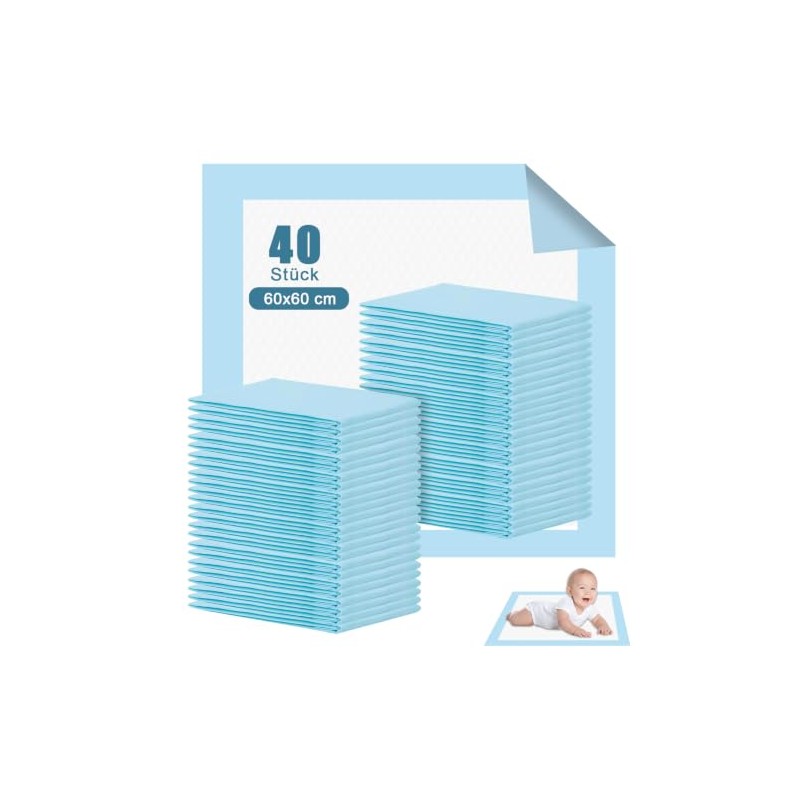 Disposable Baby Nappy Pads 60 x 60 cm Pack of