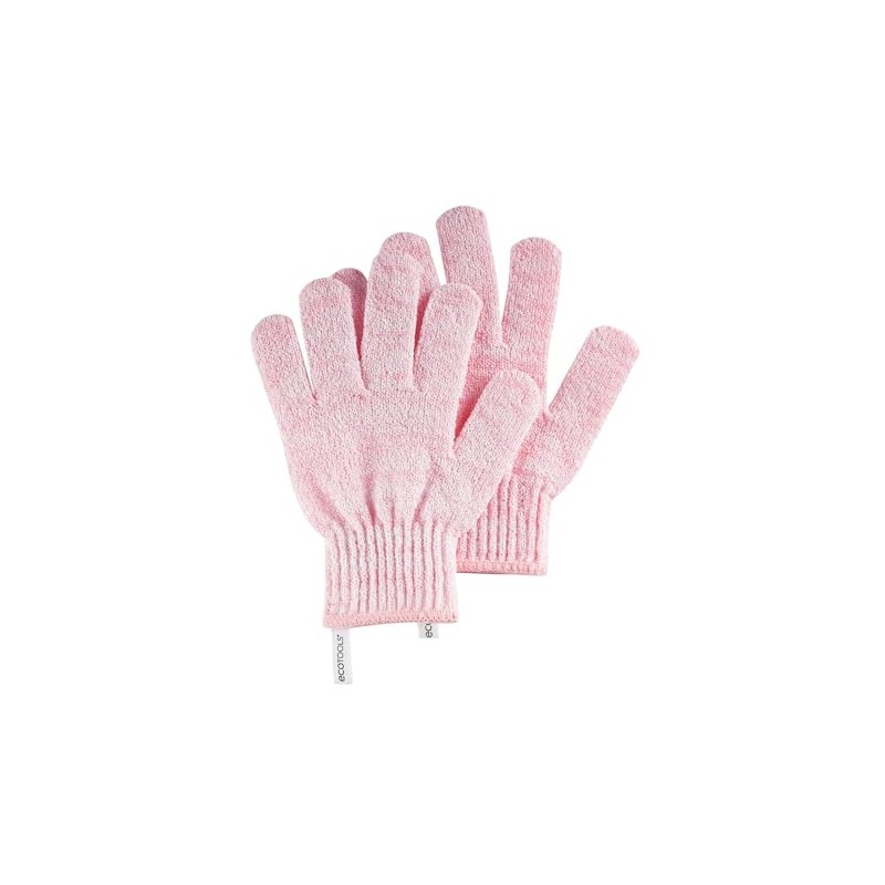 Ecotools Exfoliating Gloves, Rosa