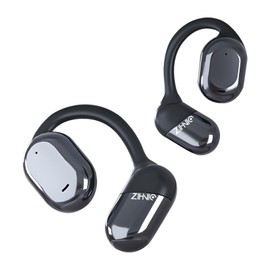 ZIHNIC S05A Wireless 4-Mode Translation Earphones - Real-Time Language Translation, Comfortable Ear Hooks, IPX5 Waterproof, Compatible with Phone, Android Phone-Black
