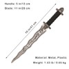 COSWOR 16" Mr. Gold Dark One Sword for Cosplay, Collection,