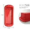 SILIVO 4 Pack Mini Loaf Pans - Nonstick Silicone Bread