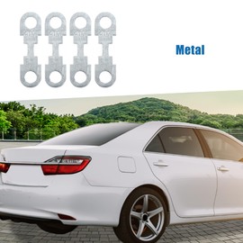 A ABSOPRO 40A Flat Fuse Strip Metal Silver Tone for Car DC 12V (Set of 4)