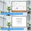 CALENBO 4 Month Calendar Dry Erase Board and Corkboard Combo