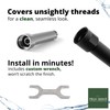 High Sierra Showerheads Bronze E-Z Reach Solid Metal Shower Arm