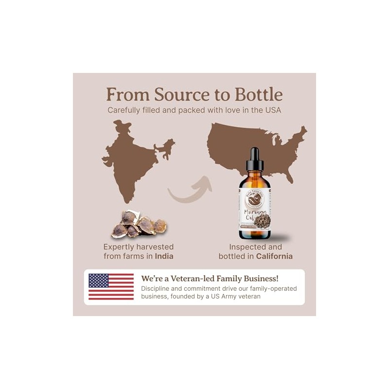 Bella Terra Oils- - Aceite de Semilla de Moringa Orgánico