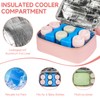Jaffzora Wearable Breast Pump Bag with Cooler Compartment Fits for