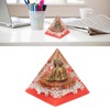 Crystal Pyramid Buddha Epoxy Energy Stone Handicraft for Household Decoration