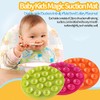 (Pack of 2) Creative Children's Tableware Sucker Baby Kids Magic