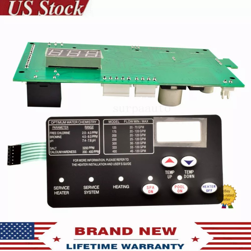 AUTO-NEW For Pentair Master Temp 400 42002-0007S Control Board Kit