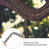 Piano Tuning Key, L Shape Stainless Steel Solid Wood Handle