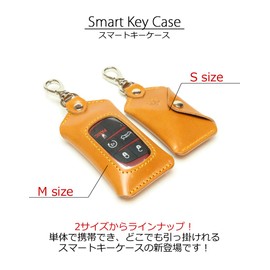 Ricky's Smart Key Case, Double Ring Type, Single Body, Compatible with Almost All Models, Clear Window, Keyless, Key Cover, Entrance Door, Key, Home, Door Key, YKKAP LIXIL Sankyo Aluminum, Genuine