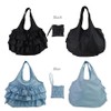Laruis Folding Eco Bag, Lightweight, Compact, Cute, Stylish, Ruffles, Foldable