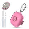 Case for Beats Powerbeats Pro 2，Safety Lock Switch，Clear TPU Protective