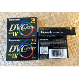 Panasonic (Box of 5) AY-DVM30EA Mini DV Digital Video Cassette New/Sealed