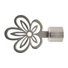 GIRASOLE HOME® 2 x 18-20mm Curtain Rod End Piece (Satin