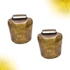 HEALLILY 2 Pieces Cow Bell Goat Bell Hanging Bell Small
