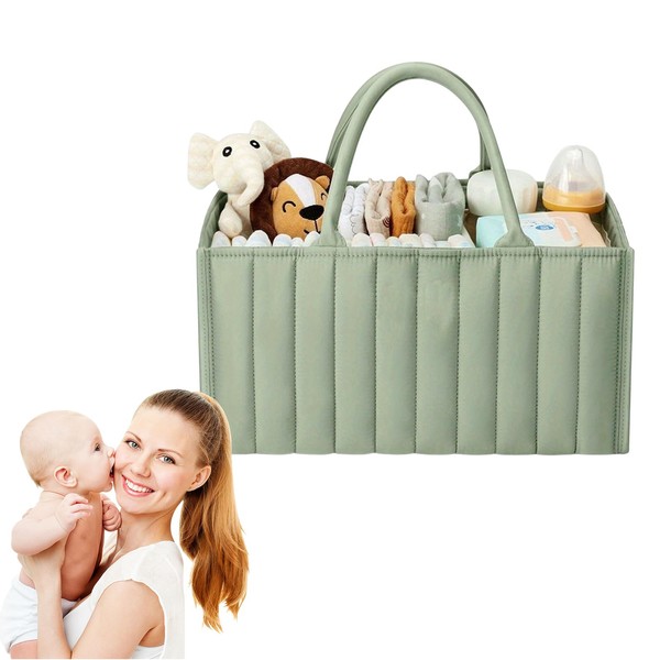 Lixstyea Wickeltasche Organizer - Wickelorganizer Zuhause, Wickel Organizer, Baby Aufbewahrungskorb