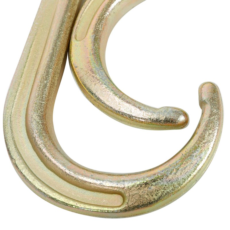 Gooeap Yellow Zinc Plated 15" Inch J Hook Heavy Duty