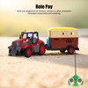 RC Farm Tractor Toy Educational Rechargeable Remote Control Electronic Farm