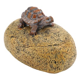 Fake Rock Key Hider Safe For Outdoor Garden or Yard, Garden Statues Ornament Rock Stone Large Size Design Hide A House Spare Key Lock Box For Outside