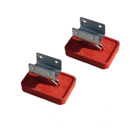 Heavy Duty Adjustable Anti-Slip Rubber Stop Mat Feet Shoe Kit for Extension Ladder Parts,2pcs