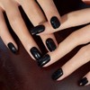 KOSBEAUTY Breathable Nail Polish, Onyx Black, 0.3 fl oz.