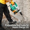Hoteche Electric Demolition Jack Hammer 1500W Heavy-Duty SDS-MAX Concrete Breaker