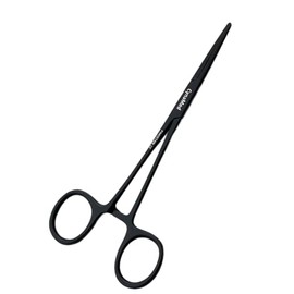 ArTLaB-Tactical Black Nursing Lister Bandage Scissors 5.5" - Hemostat Forceps Straight Curved 5.5"- Perfect for Home Nursing and Doctors (HEMOSTAT STRAIGHT)