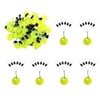 Drchoer 300/600 Pcs Fishing Rubber Bobber Beads Stopper, 6 in