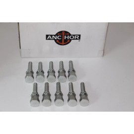 Anchor Fluid Systems (10) Caterpillar / Anchor -   1/2" Hose to ORFS Hydraulic Fittings w/ Back Hex