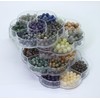 7 color 280PCS 6MM Nature Round Stone Bead Kit for