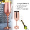304 Stainless Steel Wine Goblet Champagne Glasses Drinking Cups 220ML