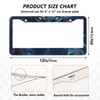 SDMKA Blue Dragon License Plate Frames 2 Pcs 2 Holes