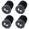 Design61 4 x Threaded Plugs Adjusting Plugs for Round Pipes
