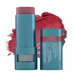 Colorescience. Sunforgettable Total Protection Color Balm SPF 50 /PA++++, UVA/UVB, Bálsamo con color para mejillas labios y párpados, antioxidante, hi