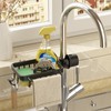 Faucet Drying Basket Aluminum Versatile Rustproof Sink Storage Holder Sponge