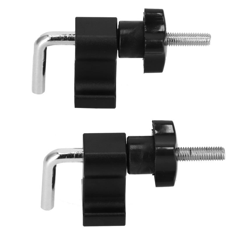 2pcs 90 Degree Positioning Squares L Shape Black Splicing Fixed