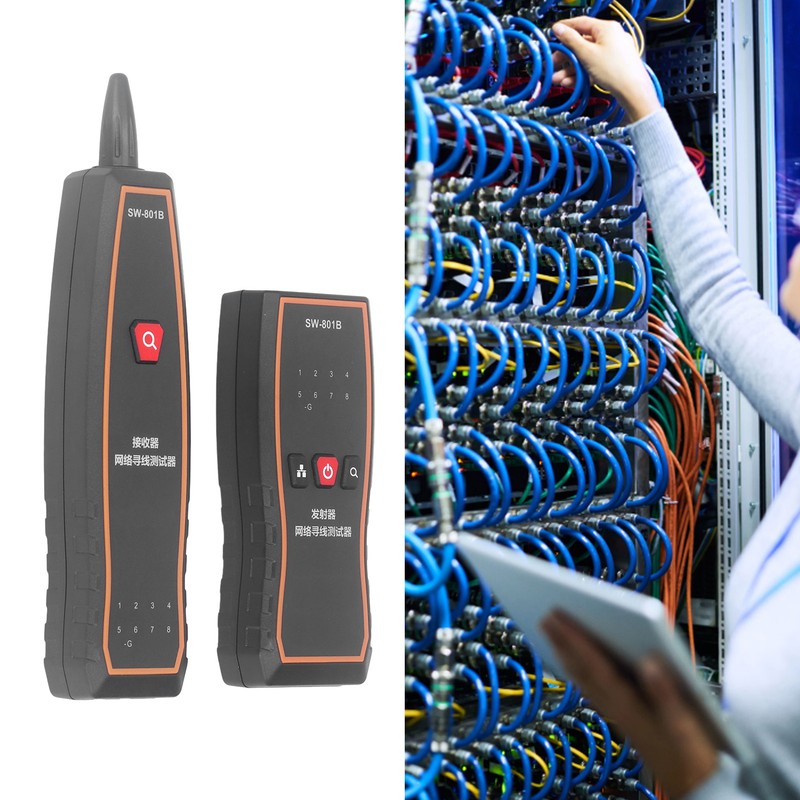 Wire Locator ABS Multifunctional Cable Tester Line Finder for Computer