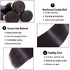 LOVFIR Straight Human Hair Bundles 3 Bundles Human Hair 20