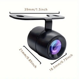 Tigwiss Backup Camera, Ultra Small CCD Sensor, IP67 High Waterproof, Dustproof, 170° Ultra-Wide Angle Car, Universal RCA Connection, 12 V Compatible Angle, Easy Installation, Ultra Small Car Camera,