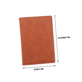 Baluue Multi Functional PU Passport Holder Pouch Travel Wallet for Organizing Id Credit Cards and Cash for Travel and Special Occasions