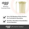 Oggi Picks, Bamboo, Cocktail Sticks (7683.)