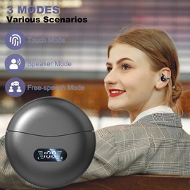 HOvicative Translator Headphones, Wireless Bluetooth Translation Earbuds with 144 Voice Translation Headphones, AI Translator Earbuds, Translator Headphones Real Time