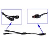 NBWDY Waterproof 1-2 Y Extension Cable Wire Cord Set for
