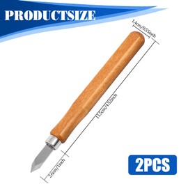 2 Pack Marking Knife Woodworking Marking Knife with High Carbon Steel Blade, Woodworking Scribing Knifes Thin Blade Dual Double Bevel Striking Cutter Premium Tool Quality Wood Scribe Tool