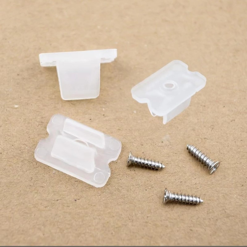 30PCS Waterproof Neon Light Fixing Clamps Brackets LED Strip Mounting