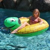 GoFloats Rockin’ Turtle Party Tube Inflatable Raft | Fun Pool