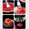 2-in-1 Stainless Steel Watermelon Cutter & Fork – Dual Head